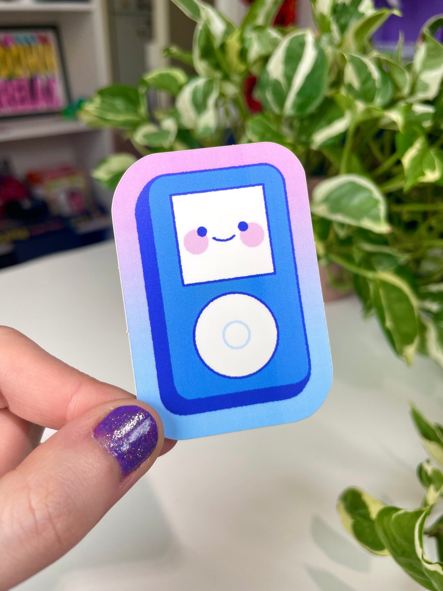 ipod friend matte sticker
