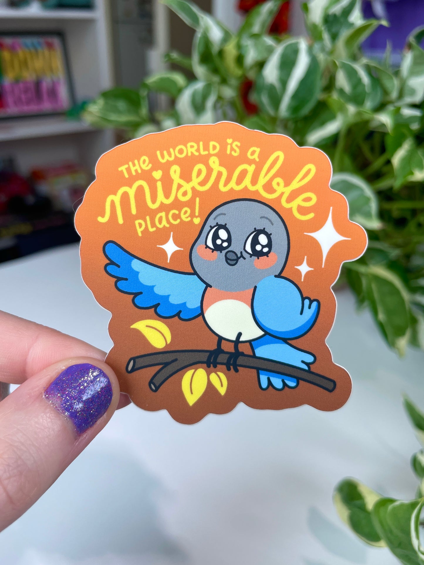 beatrice matte sticker