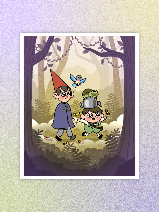 over the garden wall print