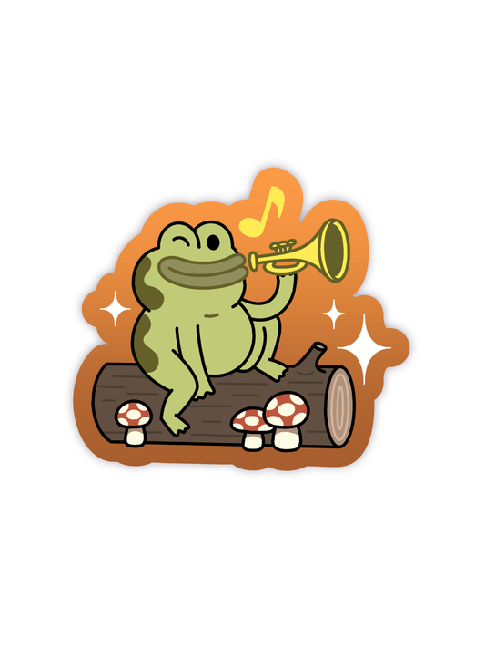 jason funderberker (the frog) matte sticker