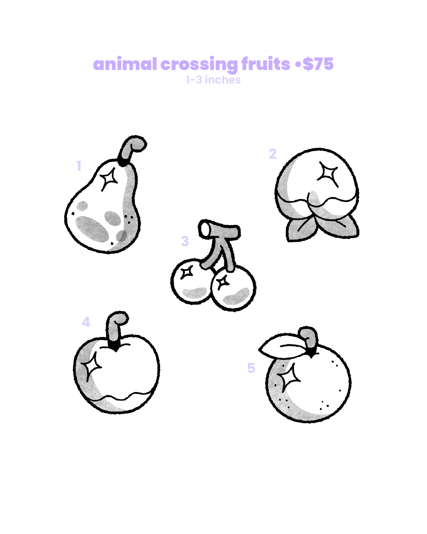 animal crossing fruits
