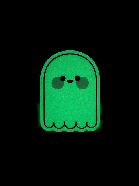 ghostie glow-in-the-dark sticker