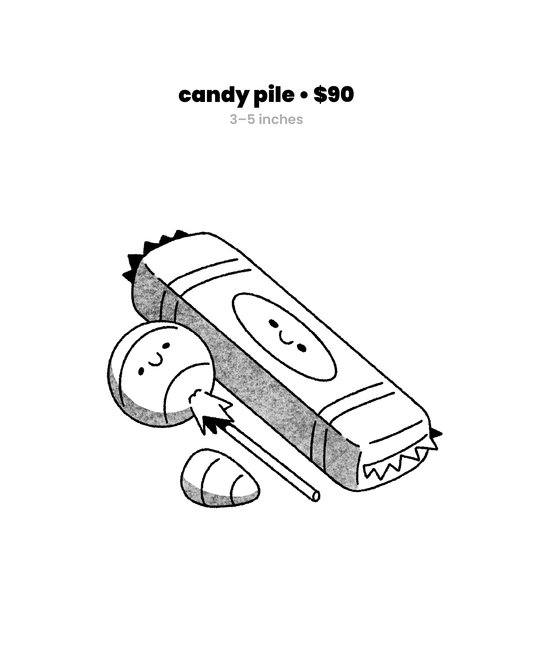 candy pile