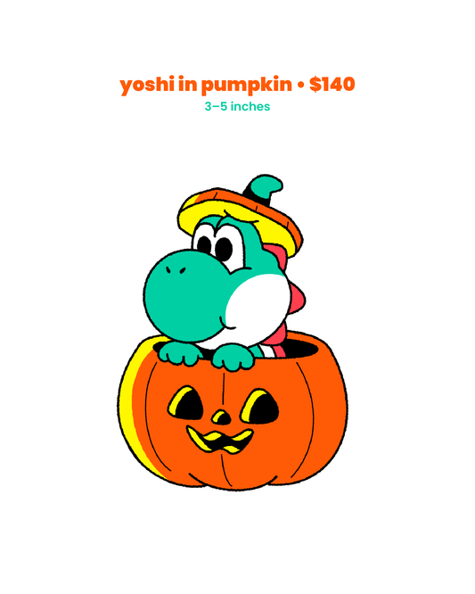 yoshi in pumpkin