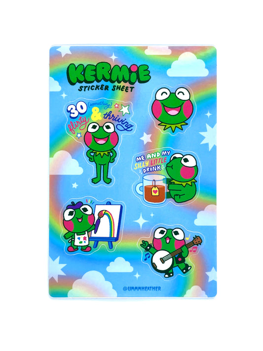 kermie sticker sheet