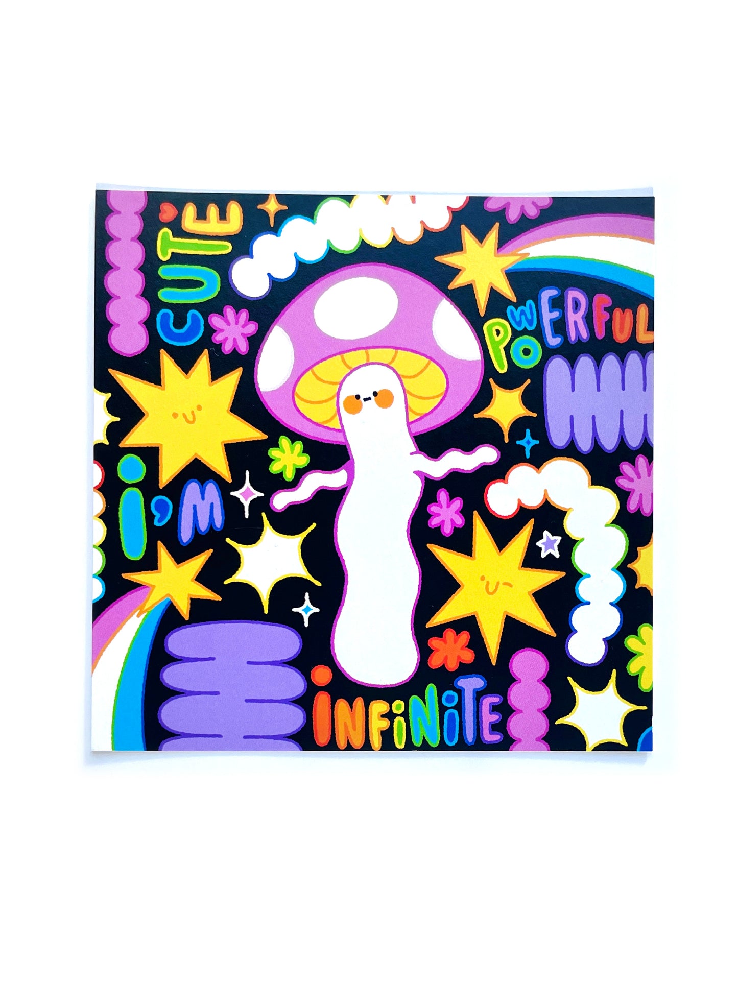 infinite mushroom print