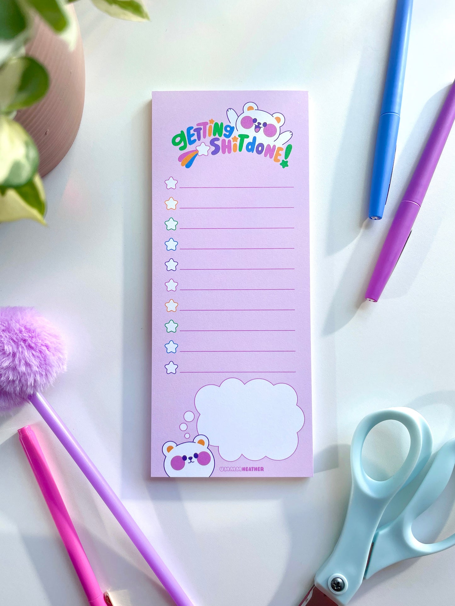 getting sh!t done checklist notepad