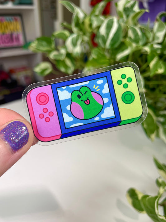 froggy switch clear sticker