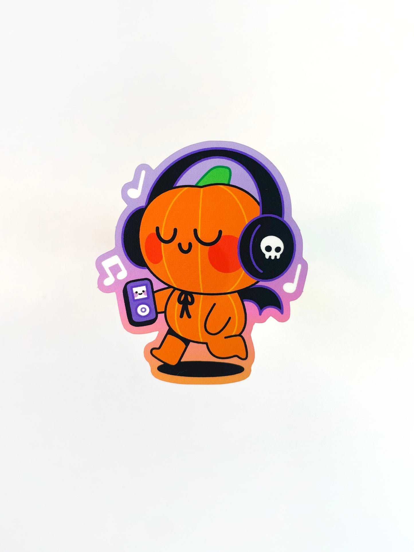 pumpkin spice lad ipod matte sticker