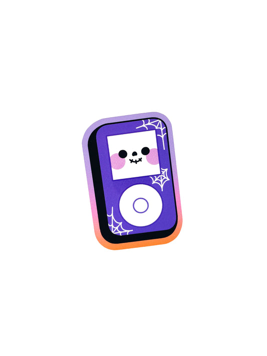 spooky ipod matte sticker