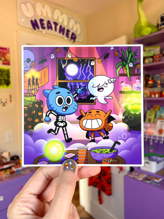 gumball and darwin 2k23 print