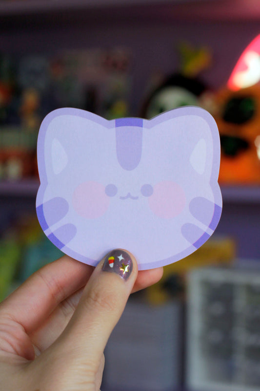 kitty sticky notes