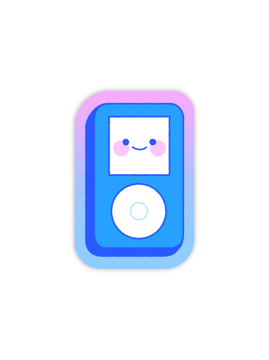 ipod friend matte sticker