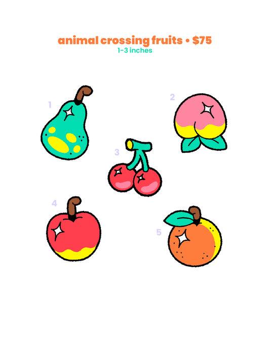 animal crossing fruits
