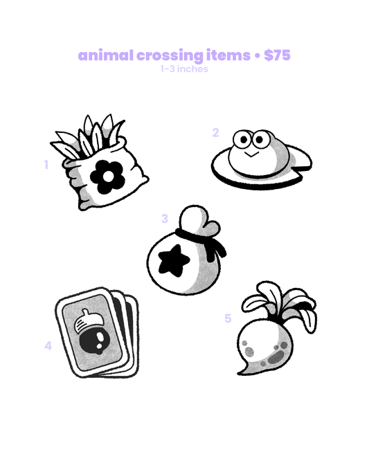 animal crossing items