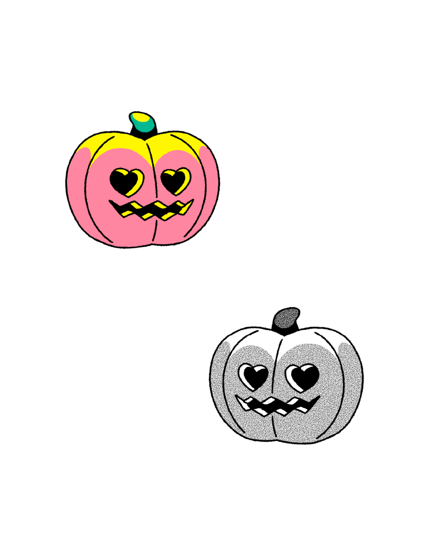 heart pumpkin